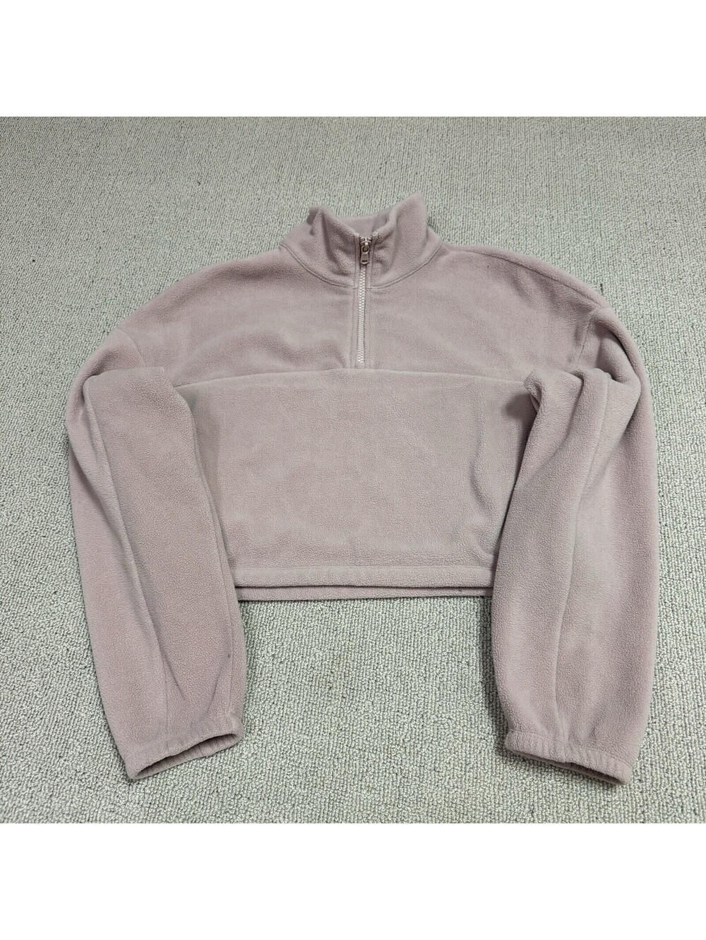 Gilly Hicks Jacket Pink Long Sleeve 1/4 Zip Pullover Women’s Size Small